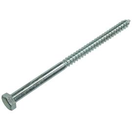 Houtdraadbout M10X240MM gegalvaniseerd staal DIN 571 product photo