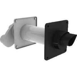 Burgerhout Safe PP 80/80MM rookgas-muur-doorvoer zwart concentrisch product photo