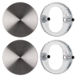 Noxxa blindrozet - rond 54mm - rvs mat geborsteld - deurdikte 37-47mm - DIN links/rechts Noxxa blindrozet - rond 54mm - rvs mat geborsteld - deurdikte 37-47mm - DIN links/rechts product photo