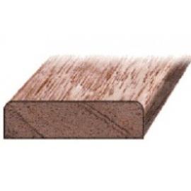 Koplat hardhout recht 13x68mm 4.9 meter gegrond product photo