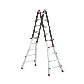 Vouwladder professional werkhoogte 6.45m (20.6kg) Varitrex Tele PRO+ 4x6 Treden product photo