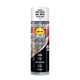Lakspray Hard Hat topcoat hoogglans 500ml RAL9016 verkeerswit product photo