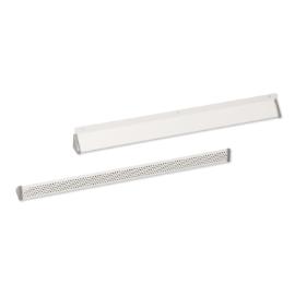 Ventilatiekapje 300x30mm alum. wit gelakt product photo