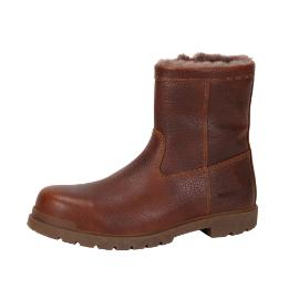 Veiligheidslaarzen Alvar S3S gevoerd volnerf leder rood/bruin Mt 42 product photo