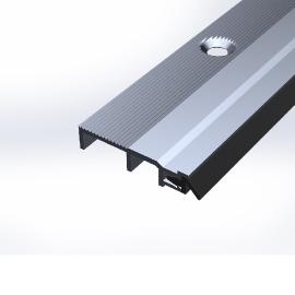 Slijtdorpel opbouw 34mm aluminium met rubber ARP-5 1.00m ARP-5 Dorpeldicht A/D product photo