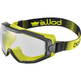 Ruimzicht veiligheidsbril helder geventileerd geel/zwart Spectrum product photo