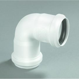 Dyka bocht 90 graden PP wit manchet 2x mof 50x50mm Komo BRL 2042 Dyka bocht 90 graden PP wit manchet 2x mof 50x50mm Komo BRL 2042 product photo
