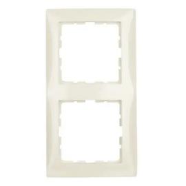 Hager Berker afdekraam inbouw 2 voudig creme glanzend serie S1 Los Verpakt product photo