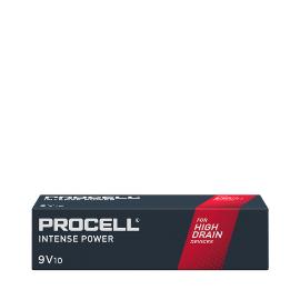 Batterij alkaline blok 9 volt 10 stuks Duracell Procell Intense Mn1604 9V product photo
