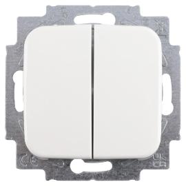 ABB Busch-Jaeger basisunit schakelaar inbouw serie polar wit basiselement serie Reflex Si Ral 9010 duurzaam doosje product photo