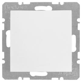 Hager Berker basisunit inbouw blindplaat polar wit serie S1 in duurzaam doosje product photo