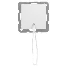 Hager Berker basisunit trekschakelaar inbouw wissel polar wit Basis serie S1 in duurzaam doosje product photo