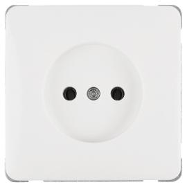 Honeywell Peha wandcontactdoos inbouw 1 voudig zonder randaarde polar wit serie Standaard Ral 9010 duurzaam doosje product photo