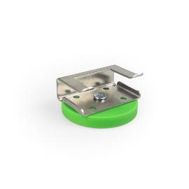 Bevestigingsclips voor lichtslang pro RVS magnetisch Verpakking = 5 stuks Metal Mounting Clips Magnets product photo