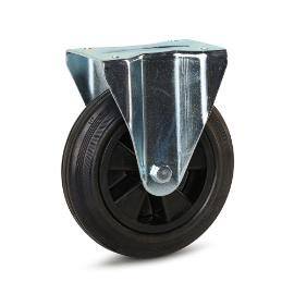 Meso bokwiel 200mm zwart rubber draagvermogen 200kg IS064 product photo