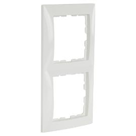 Hager Berker afdekraam inbouw 2 voudig polarwit glanzend serie S1 Ral 9010 in duurzame verpakking product photo