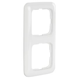 ABB Busch-Jaeger afdekraam inbouw 2 voudig alpin wit serie Reflex Si Ral 9010 Duurzaam Verpakking product photo