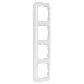 ABB Busch-Jaeger afdekraam inbouw 4 voudig alpin wit serie Reflex Si Ral 9010 Duurzaam Verpakking product photo