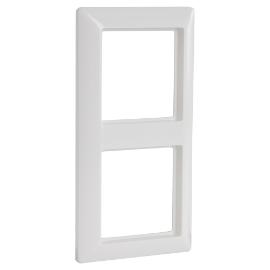 Jung afdekraam inbouw 2 voudig alpine wit serie AS500 Ral 9016 in duurzame verpakking product photo