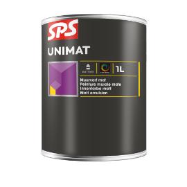Muurverf extra mat unimat binnen 1l Wit basis p product photo