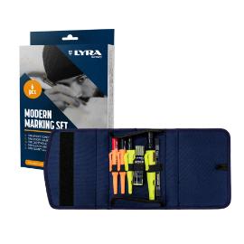 Lyra markeerset lyra 6-delig met etui potloden, merkstiften en navullingen 4494001 product photo