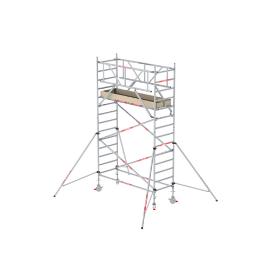 Rolsteiger hout-Deck 0.90x2.45m werkhoogte 5.2m RS Tower 31-S met 2 safe quick + 10 schoren product photo