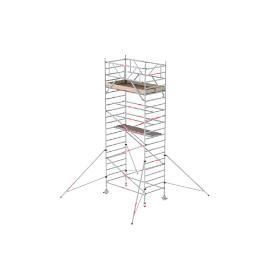 Rolsteiger hout-Deck 1.35x2.45m werkhoogte 7.2m RS Tower 32-S met 2 safe quick + 12 schoren product photo