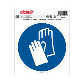 Gebods-sticker 150mm Veiligheidshandschoenen verplicht product photo