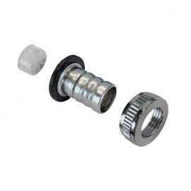 Bonfix slangwartel verchroomd voor tapkraan 3/4" m/borgring + straalverdeler product photo