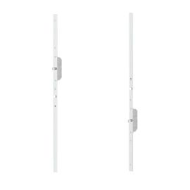 Noxxa bijzetsloten voor renovatie meerpuntssluiting - verzinkte rechte voorplaat 20mm - boven- en onderdeel met penschoot product photo