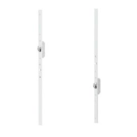 Noxxa bijzetsloten voor renovatie meerpuntssluiting - verzinkte U-voorplaat 24x6mm - boven- en onderdeel met sluithaken product photo