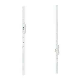 Noxxa bijzetsloten voor renovatie meerpuntssluiting - verzinkte U-voorplaat 24x6mm - boven- en onderdeel met massieve blokschoot product photo