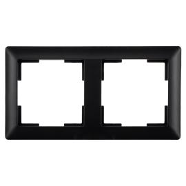 Ion afdekraam inbouw 2 voudig mat zwart J1 serie Los 80.301.216 product photo