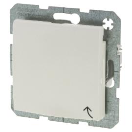 Hager Berker wandcontactdoos inbouw 1 voudig m/ra klep polar wit serie S1 Ral 9010 in duurzaam doosje Met Klep product photo