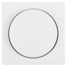 Jung centraalplaat voor dimmer met enkele knop polar wit serie AS500 in duurzaam doosje product photo