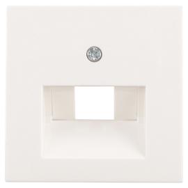 Gira centraalplaat inbouw voor Tel/Data 2x8 polig polar wit serie SY55 Ral 9010 in duurzaam doosje product photo