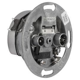 Q-Link contactdoos inbouw radio/Tv Tras-2000b retour geschikt basiselement in duurzaam doosje product photo