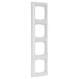 Gira afdekraam inbouw 4 voudig Ral 9010 polar wit serie Standaard 55 in duurzame verpakking product photo