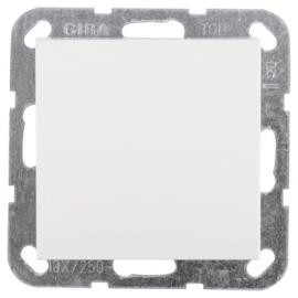 Gira basisunit schakelaar inbouw wissel Ral 9010 polar wit serie SY55 basiselement duurzaam doosje product photo