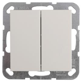 Gira basisunit schakelaar inbouw serie Ral 9010 polar wit serie SY55 basiselement in duurzaam doosje product photo