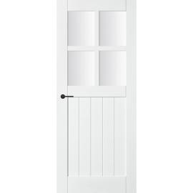 Skantrae deur SKS 2516 stomp 2315x780mm wit blank glas, gegrond product photo