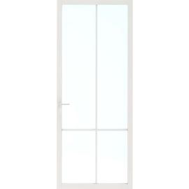 Skantrae deur SSL 14608 stomp 2115x930mm zuiver wit blank glas, gelakt product photo