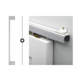 Skantrae hang- en sluitwerk pakket 561 Quadrate greep 28x300 rvs +Alfa rvs product photo