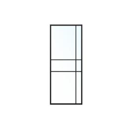 Skantrae deur SSL 14904 stomp 2115x930mm deep black blank glas, gelakt product photo