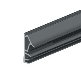 Kaderprofiel siliconen zwart rol 25 meter tbv sponning 15mm product photo