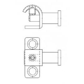 Greepblokkering vw voor primat bovenraamsluiting Hautau product photo