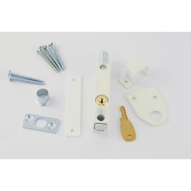 Bijzetslot smal wit gelijksluitend (210) Bijzetslot smal wit gelijksluitend (210) product photo