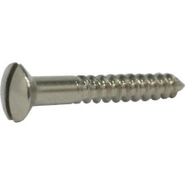 Houtschroef messing vernikkeld lenskop zaagsnede 3.0x30mm Houtschroef messing vernikkeld lenskop zaagsnede 3.0x30mm product photo