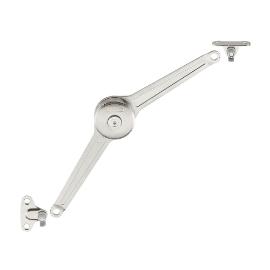 Klepbeslag vernikkeld voor euroschroef product photo