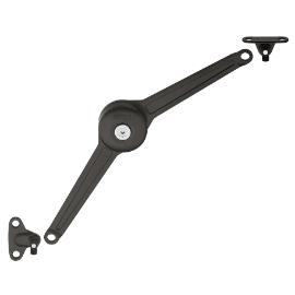 Klepbeslag zwart voor euroschroef product photo